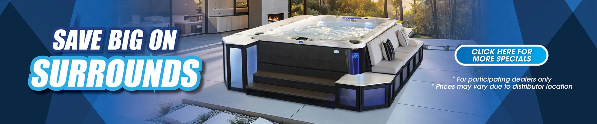 Calspas hot tub being used in a family setting - Tamarac