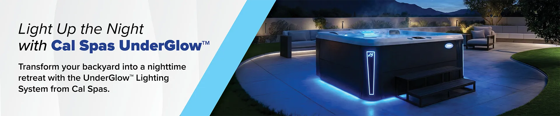 Calspas hot tub being used in a family setting - Tamarac